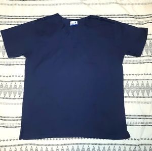 Blue Scrub Top- Unisex